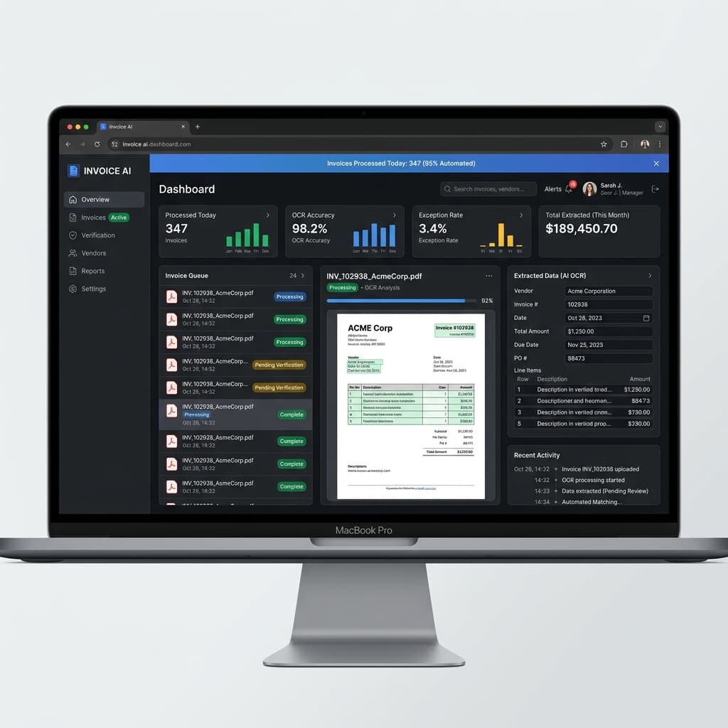OCR Invoice Engine